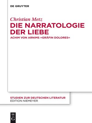 cover image of Die Narratologie der Liebe